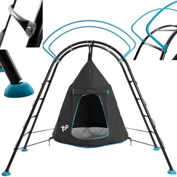 ДЕТСКАЯ ПЛОЩАДКА САД ДОМ НЛО КАЧЕЛИ ЛЕСТНИЦА TP Toys