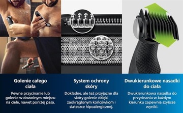 GOLARKA TRYMER DO CIAŁA PHILIPS Bodygroom AKUMULATOR wodoodporny