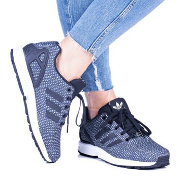 BUTY ADIDAS DAMSKIE ZX FLUX J BY9828 CZARNE