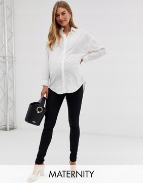 MAMALICIOUS MATERNITY DOPASOWANE SPODNIE W32