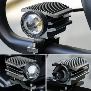 МОТОЦИКЛЕТНАЯ РАБОЧАЯ ЛАМПА HALOGEN QUAD LED DUAL, 2 ЦВЕТА СВЕТА, 60 ВТ, 2 шт.