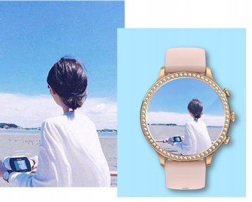 СМАРТЧАСЫ ЖЕНСКИЕ ЧАСЫ ЦИРКОНИЙ ЗВОНКИ ВЫЗОВЫ ДАВЛЕНИЕ МЕНЮ PL