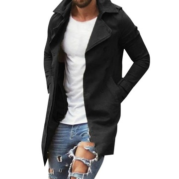 Men's Long Sleeved Mid Length Slim Fit Oversized W