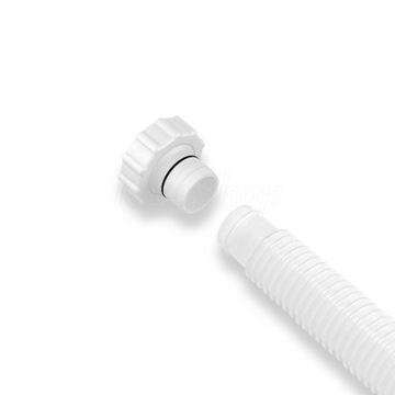 ADAPTER Z USZCZELKĄ Złączka Redukcja Rury Basenowej 38x38mm z Nakrętką 60mm