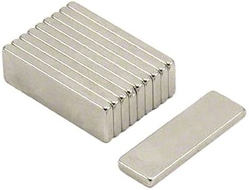 MOCNY MAGNES NEODYMOWY MAGNESY KOMPLET 10 SZT