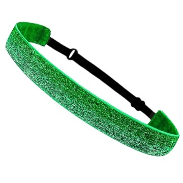 E8BF Adjustable No Slip Glitter Hair Bands Girl Sports Head Bands, Soccer