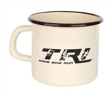 Kubek dla triathlonisty - kremowy 300 ml