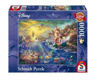 Puzzle 1000 Disney Syrenka Arielle Schmidt Spiele