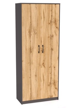 ШКАФ ДЛЯ ОБУВИ, КНИЖНЫЙ ШКАФ, R005 ГРАФИТ-ВОТАН, ШКАФ,