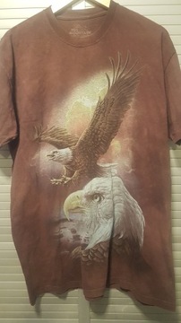 T-shirt męski The Mountain rozmiar L orły orzeł harley USA amerykański