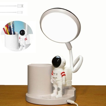 LAMPA STOŁOWA Z LEWITUJĄCE KSIĘŻYCEM 3D Z PODSTAWA