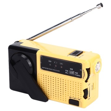 Ручной фонарик Портативное радио Mini FM AM