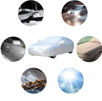 Толстый зимний автомобильный чехол, всесезонный брезент XL, водонепроницаемый внедорожник