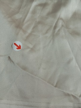 Bershka Satynowa spódnica midi z rozcięciem M