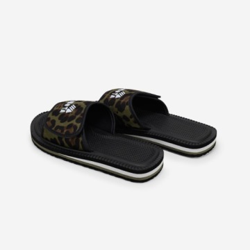 ЖЕНСКИЕ ШЛЕПАНЦЫ ДОМАШНИЕ 39 ТЕМНО-ЗЕЛЕНЫЕ KUBOTA ЛИПУЧКА ЛЕОПАРД ПЕНА 39