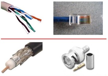 Преобразователь сигналов из витой пары BNC в UTP