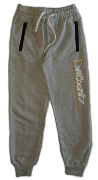 SPODNIE DRESOWE dresy CYBER jasne - 152