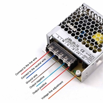 Импульсный источник питания BERM со светодиодным индикатором QR-контроллер с питанием