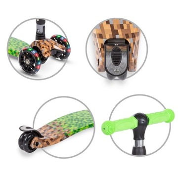 ТРЕХКОЛЕСНЫЙ САМОКОТ KIDWELL GAME EDITION СВЕТОДИОДНЫЕ КОЛЕСА