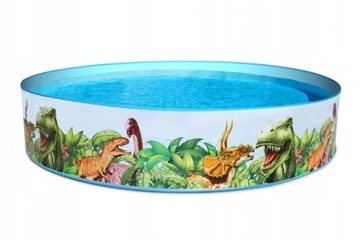 BASEN DZIECIĘCY OGORODOWY ROZPOROWY DINOZAURY