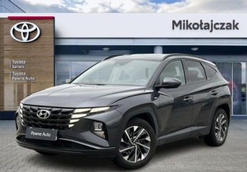 Hyundai Tucson IV SUV 1.6 T-GDI 48V 150KM 2021 Hyundai Tucson 1.6 T-GDi 48V Smart 2WD Salon PL Vat Marza 1.6 Benzyna