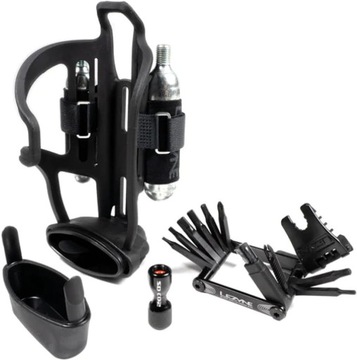 Клетка для бутылок Lezyne с бескамерным потоком без картриджей CO2 1-BC-FLSTL-V404