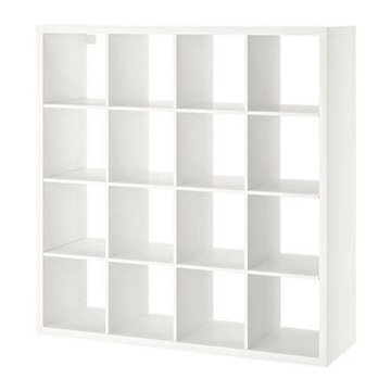 IKEA KALLAX regał z przegrodami 147x147 cm BIAŁY
