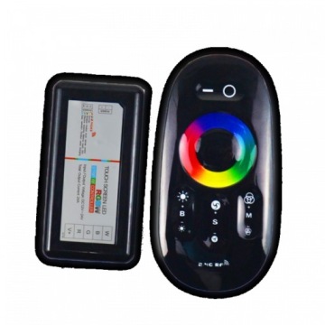 КОНТРОЛЛЕР Контроллер ДИСТАНЦИОННЫЙ ДЛЯ RGBW RF СВЕТОДИОДНОЙ ЛЕНТЫ (Радиоволны) Черный