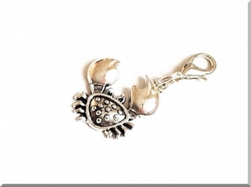 METALOWA ZAWIESZKA CHARMS KRAB 02