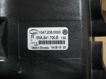 SVĚTLO HALOGEN PRAVÝ VW TIGUAN 2 II 5NA941700B