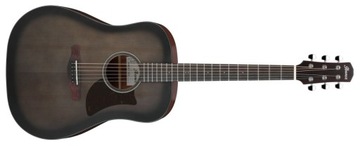 Акустическая гитара - Ibanez AAD50 TCB Transparent Charcoal Burst