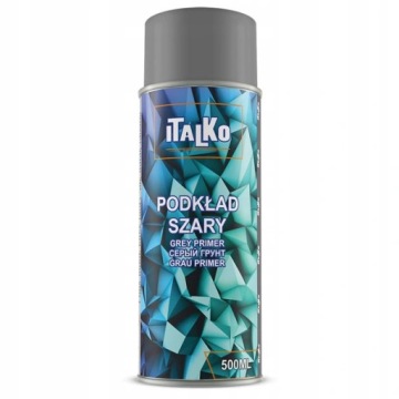 ITALKO PODKŁAD AKRYLOWY SZARY SPRAY 500 ML