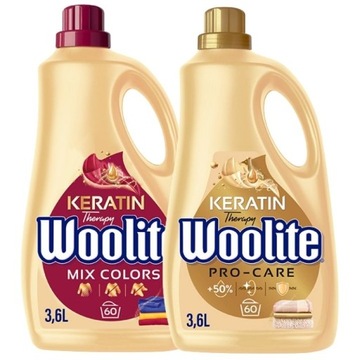 Woolite ProCare + Color Płyn do Prania 2x3,6l