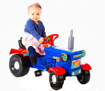 НОВЫЙ ПЕДАЛЬНЫЙ ТРАКТОР С ПРИЦЕПОМ 3 цвета!!!