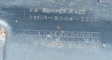 NÁRAZNÍK PŘEDNÍ HONDA PRELUDE V 97-01 71101-S30A-ZZ00