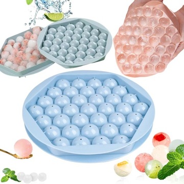 FORMA FOREMKA POJEMNIK DO LODU KOSTEK LÓD FOREMKI NA KULE LODOWE 38 KOSTEK