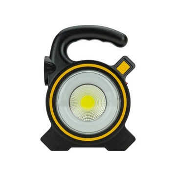 MOCNA LAMPA LATARKA WARSZTATOWA LED COB Z UCHWYTEM