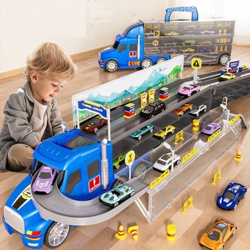 КОМПЛЕКТ TRUCK TRANSPORTER ЧЕМОДАН ДЛЯ ПРУЖИН TRUCK 10 МАШИН + AKC