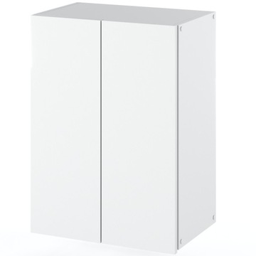 Szafka Łazienkowa Wisząca Biała 40 CM Słupek Łazienkowy Szafka Nad Pralkę