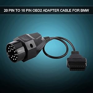 Кабель-адаптер с 20PIN OBD1 на 16PIN OBD2 для BMW E31, 32, 34, 36