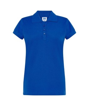 Koszulka POLO damska JHK NIEBIESKA royal blue L