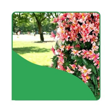 SURFINIA SZTUCZNA PELARGONIA jak ŻYWA PELARGONIE JASNY RÓŻ NA BALKON 1szt