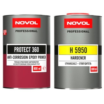 NOVOL podkład epoksydowy PROTECT 360 0,8L + H5950