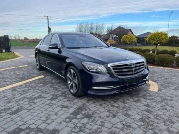 Mercedes Klasa S W222 Limuzyna Facelifting 4.0 560 469KM 2020 Mercedes-Benz Klasa S W222 S 560 LONG Sprowadzony z NIEMIECZarejestrowany, zdjęcie 3