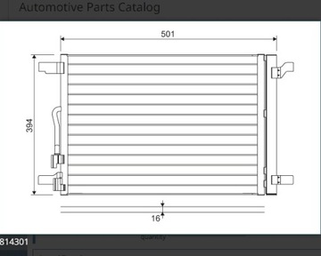 CHLADIČ KLIMATIZACE AUDI