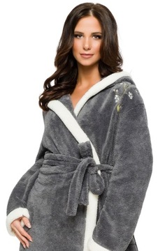 ХАЛАТ ЖЕНСКИЙ ДЛИННЫЙ БАННЫЙ ХАЛАТ С ВЫШИВКОЙ КРЫШИ 3XL