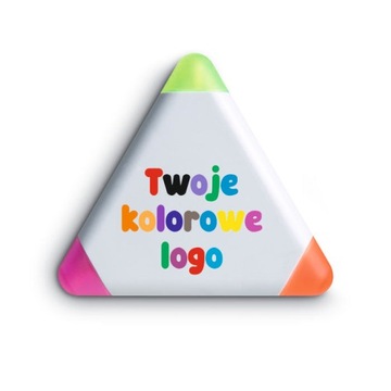 Zakreślacze z nadrukiem logo full color - 50szt
