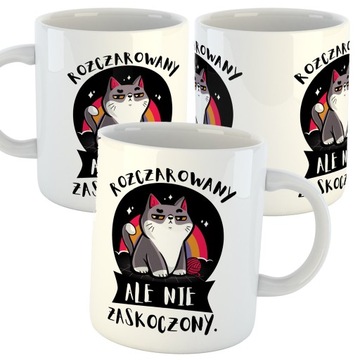 KUBEK DLA KOCIARY KOT KOTY KOTKI KOCIARA ŚMIESZNY ZABAWNY PREZENT