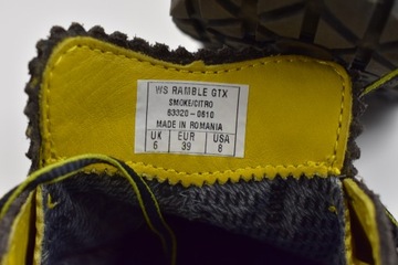 ТРЕККИНГОВЫЕ КРОССОВКИ SALEWA RAMBLE GORE-TEX VIBRAM GORE-TEX LEATHER 39 25см