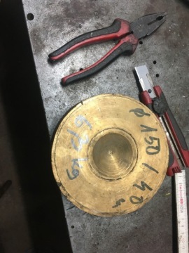 wałek z brązu 150 mm
